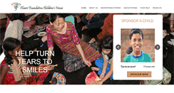 Desktop Screenshot of childshelterindia.com