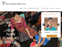 Tablet Screenshot of childshelterindia.com